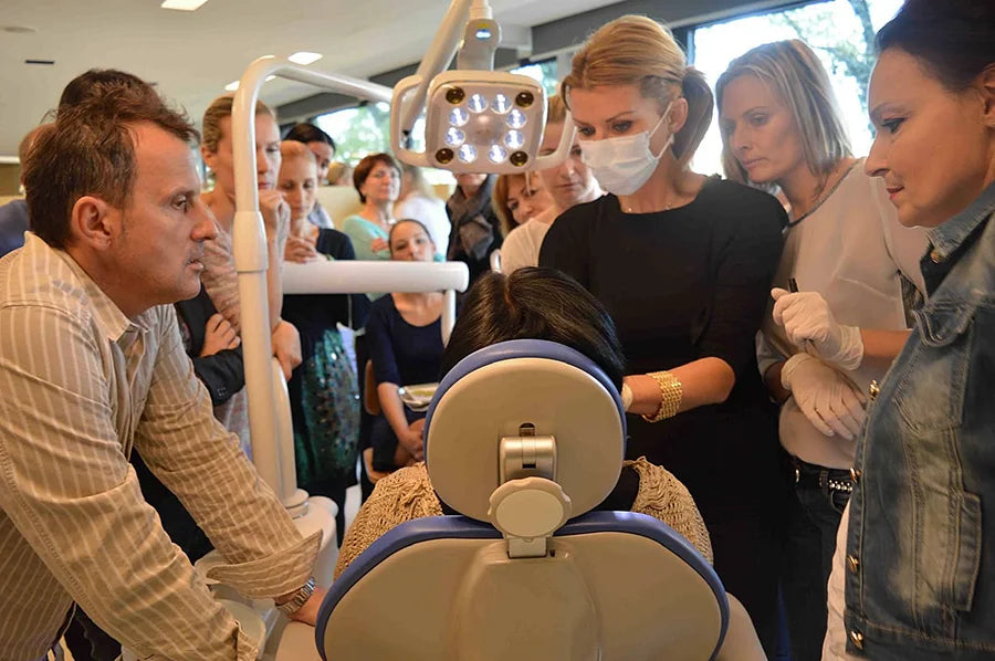 Dr Ivona Igerc (Dr. Ivy) performing a medical procedure